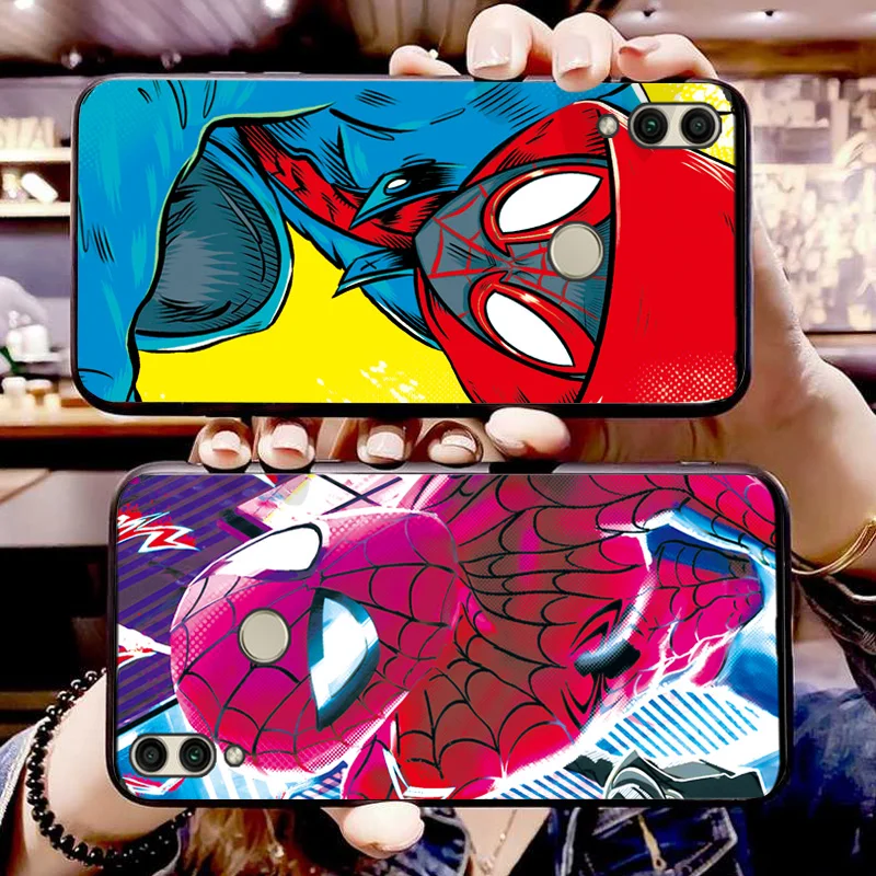 Чехол для huawei P Smart, чехол для телефона Joker Venom, чехол для huawei P Smart, чехол P Smart Z Plus, Черная задняя крышка из ТПУ с мультипликационным принтом