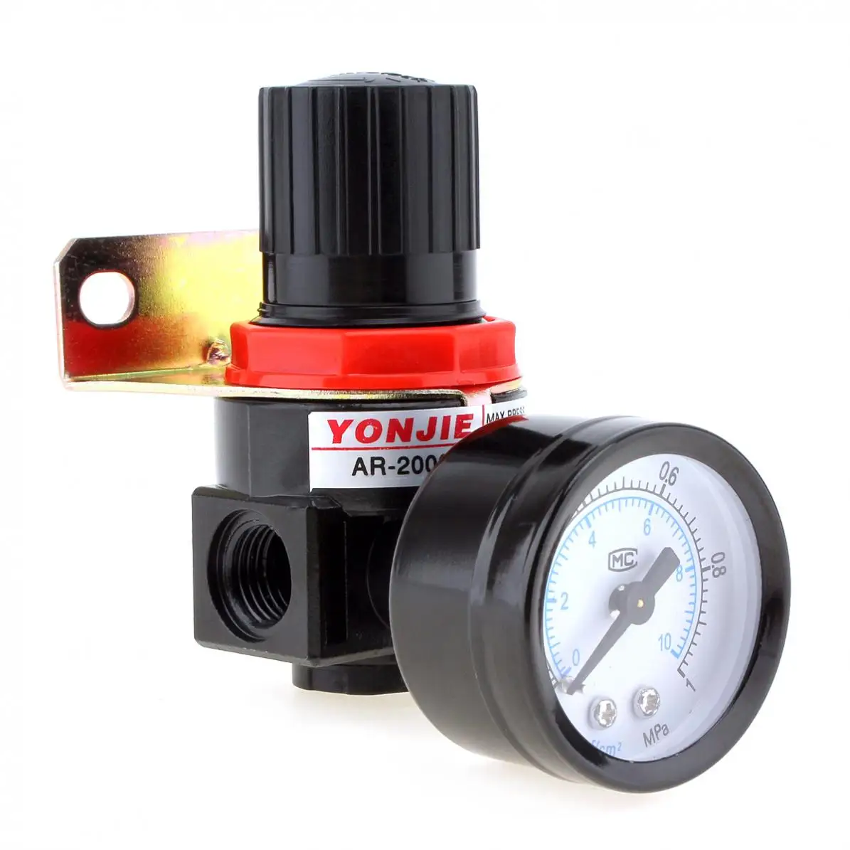 

Air Source Treatments AR2000 0-1.0mpa Adjustable Air Pressure Regulator Air Treatment Units G1/4 Caliber with Gauge
