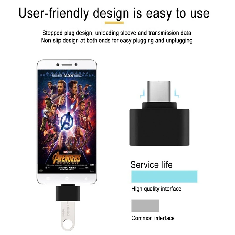OTG к адаптеру type-C для геймпада Мышь Клавиатура u-диск Тип C сплиттер для huawei samsung S10 S9 S8 Plus Note10 Adaptador Tipo C