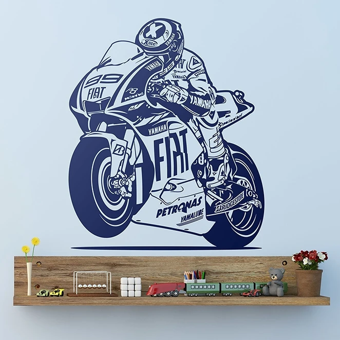 Dctal Heavy Motorcycle Sticker Vehicle Decal Posters Vinyl Wall Decals Classical Autobike Pegatina Decor Mural Sticker