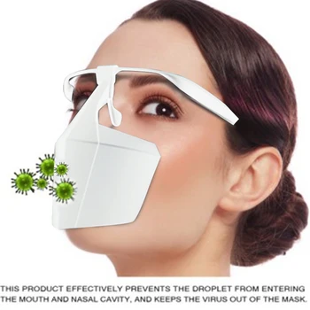 

New Protective Cover Anti-fog Isolation Mask Face Screen Covering Face Anti-fog Dust Anti-splash Virus New