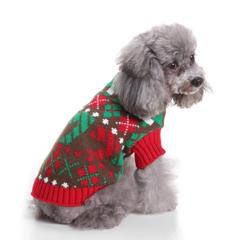 

Christmas Winter Warm Dogs Clothes For Small Dog Soft Cat Pet Sweater Autumn Dog Jersey Puppy Clothing Teddy Chihuahua