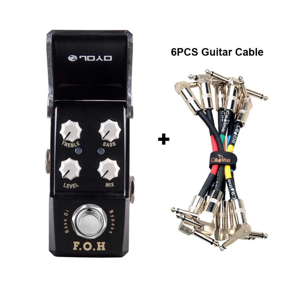 JOYO JF-331 F.O.H BASS DI Guitar Effect Pedal The Smallest Box Mini With Ture Bypass and Cable Connector | Спорт и развлечения