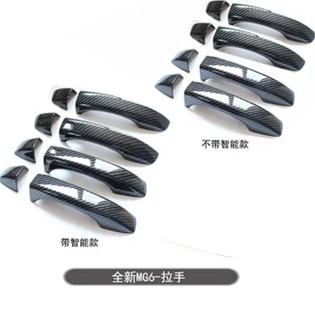 

Car-styling for MG MG6 ZS/HS 2017-2018 ABS Carbon fiber Door Handle Bowl Door handle Protective covering Cover Trim