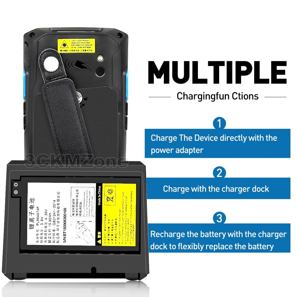 Pda Android сканер штрих кода беспроводной мобильный телефон Ручной терминал данных