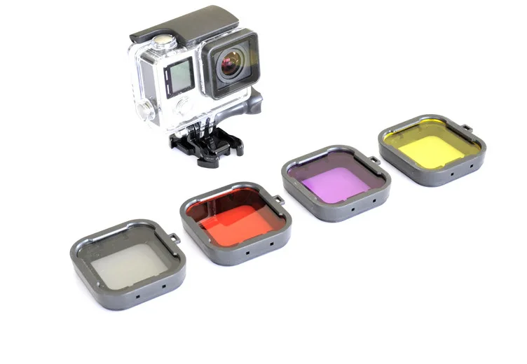 GoPro Hero4/3+ только фильтр для объектива защитное кольцо маска для дайвинга крышка объектива Gp233