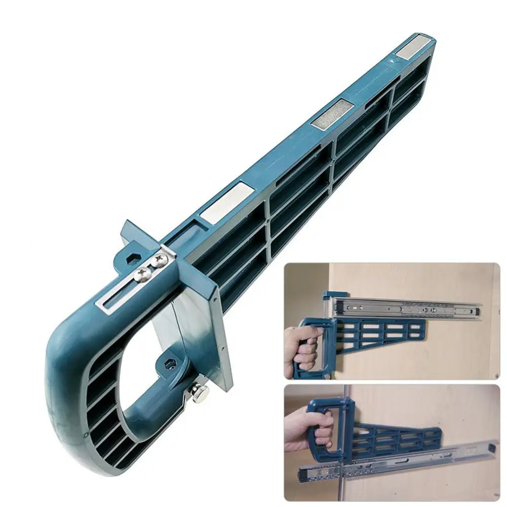 

Universal Drawer Slide Jig Mounting Guide for Cabinet Furniture Extension Cupboard Hardware