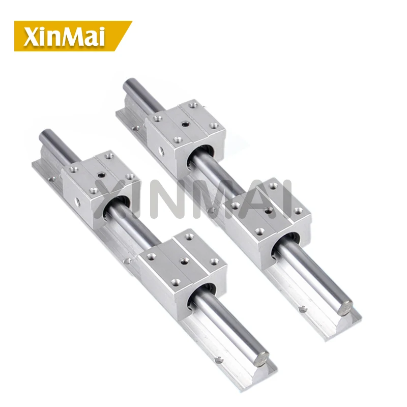 12mm linear slide guide shaft SBR12-1000mm 2 rail+4 sbr12uu bearin block CNC set
