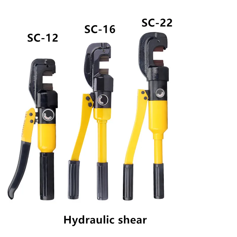 

Fast Hydraulic Steel Shear SC-12-16-22mm Hydraulic Shear Cutting Machine Shear with Strong Shear
