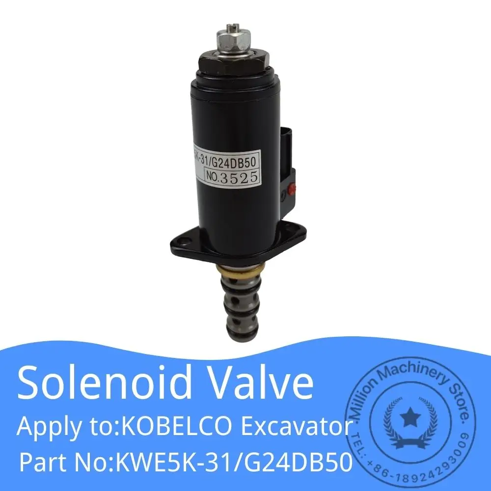 Yn35v00050f1/ G24db50 Kwe5k31 Secure Lock Solenoid Valve Kobelco
