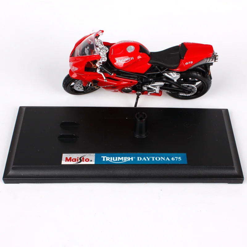 

Maisto 1/18 1:18 Scale TRIUMPH Daytona 675 Motorcycles Motorbikes Diecast Display Models Birthday Gift Toy For Boys Kids