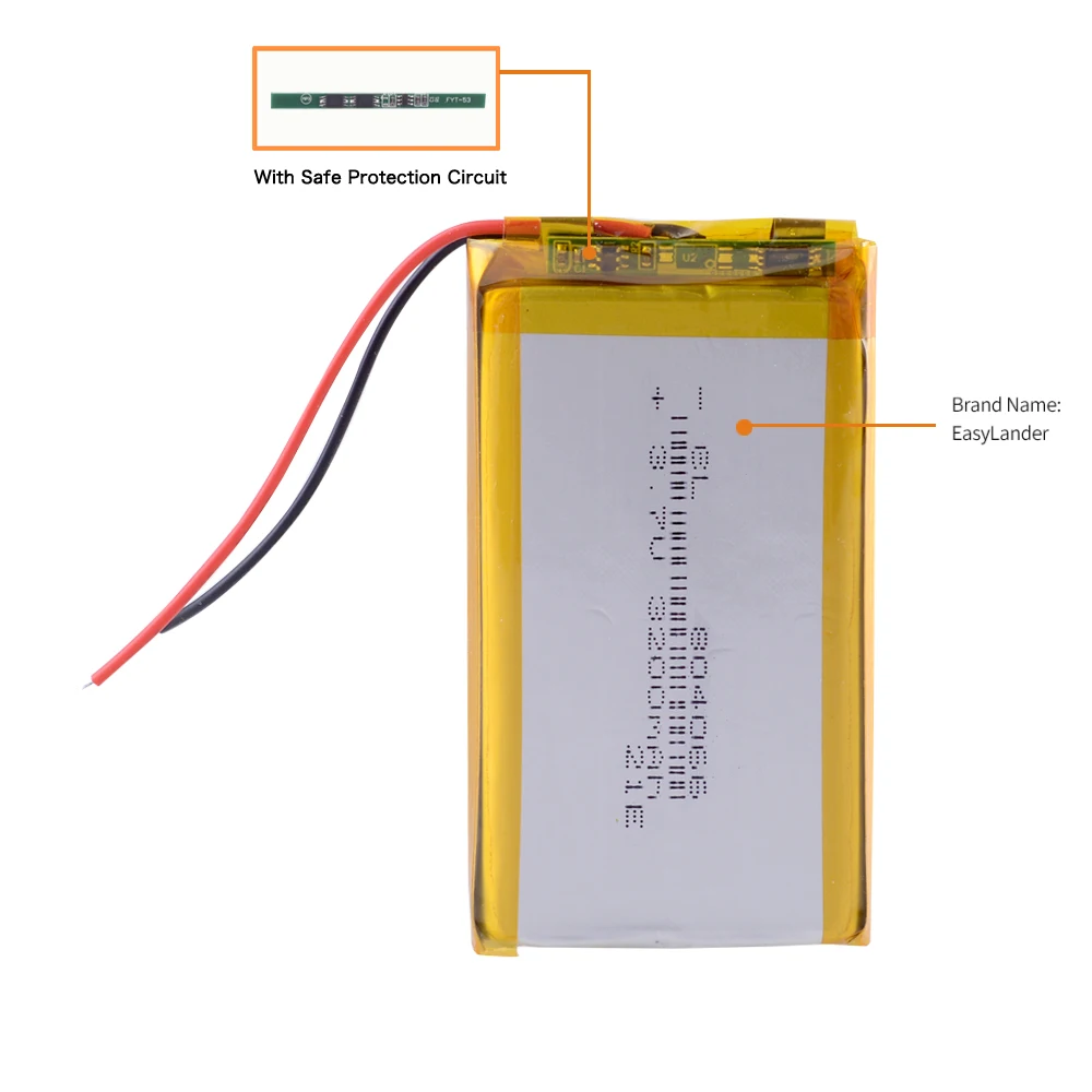 Batería Li-Pol 3000mAh, 3.7V, 306090 - Foto 3