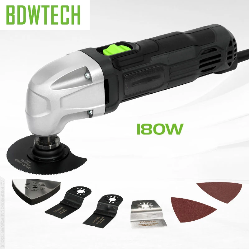 

Free Shipping BDWTECH 220V Electric Multifunction Oscillating Tool Kit Multi-Tool Power Tool Electric Trimmer Saw Accessories