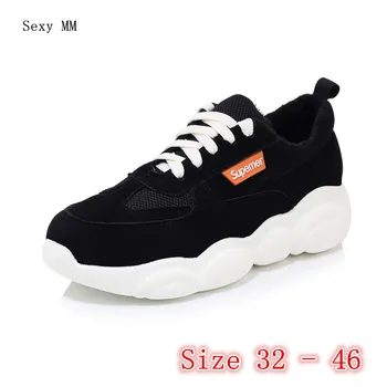 

Summer Winter Flats Women Loafers Breathable Shoes Walking Platform Flat Shoes Small Plus Size 32 33 - 40 41 42 43 44 45 46