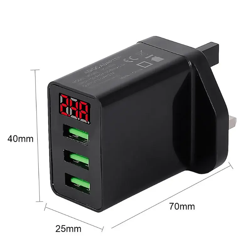 Зарядное устройство с 3 USB портами 5 В 1 А|Электрические вилки| |