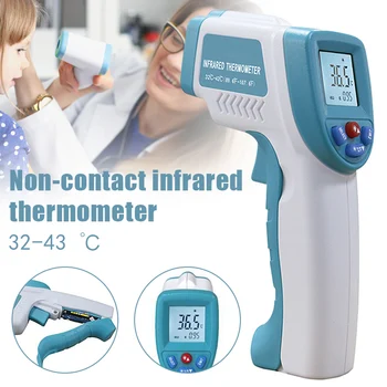 

Forehead Non Contact Infrared Thermometer LCD Digital Temperature Meter 32-43DegC C44