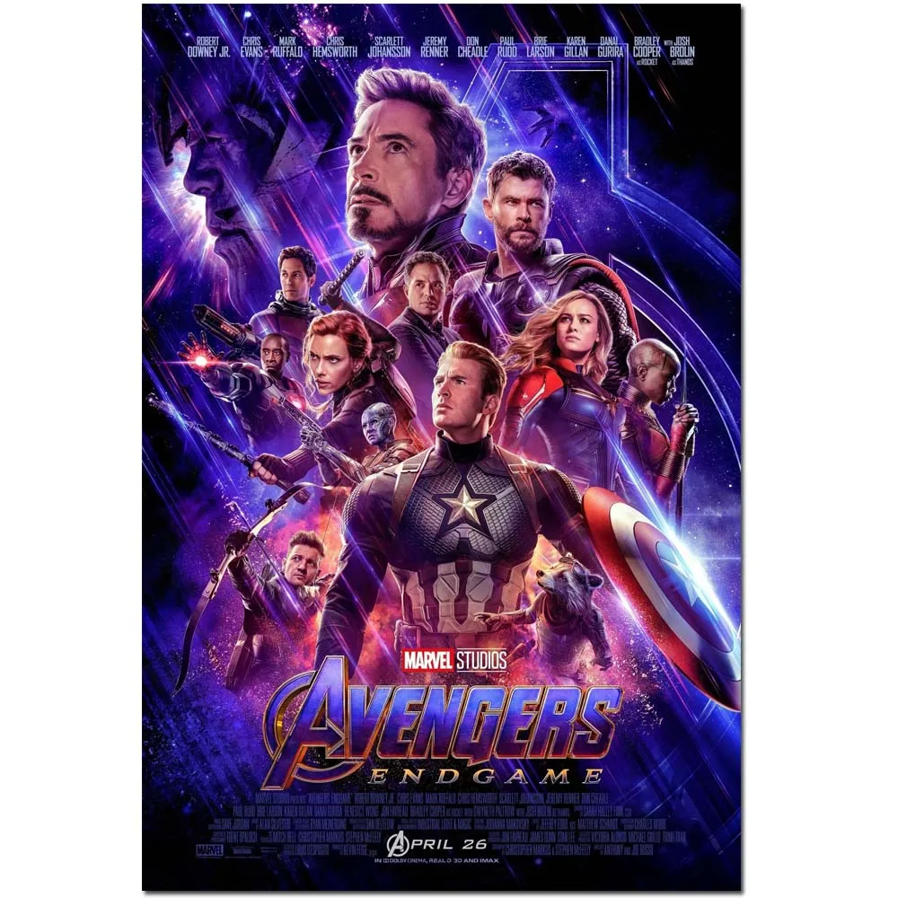 Avengers Infinity War Marvel The Last Supper Movie Art Silk poster 8x12 12x18