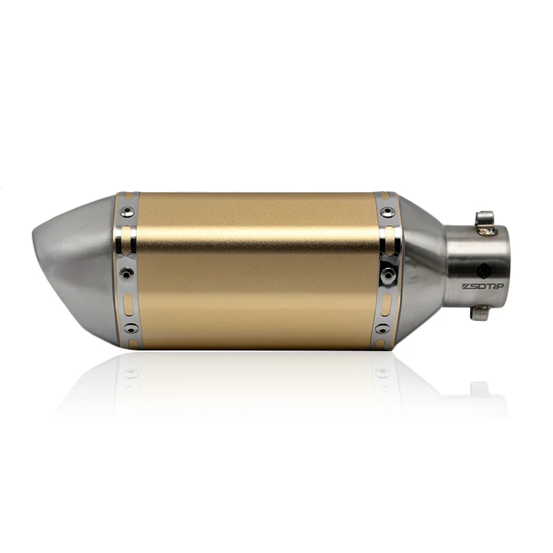 Sclmotos-310 мм длина мотоцикла Мотоцикл выхлопная труба akrapovic с DB Killer глушитель слипоны для ATV дит велосипед ямы гонки - Цвет: A-05