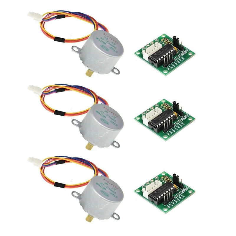 Компоненты комплект для Шагового Электродвигателя электрические DC5V 4 фазы