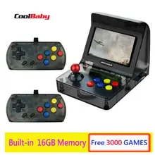 Ретро аркадная мини реторт аркадная портативная игровая консоль 16 Гб рокер двойная ручка встроенные 3000 игры