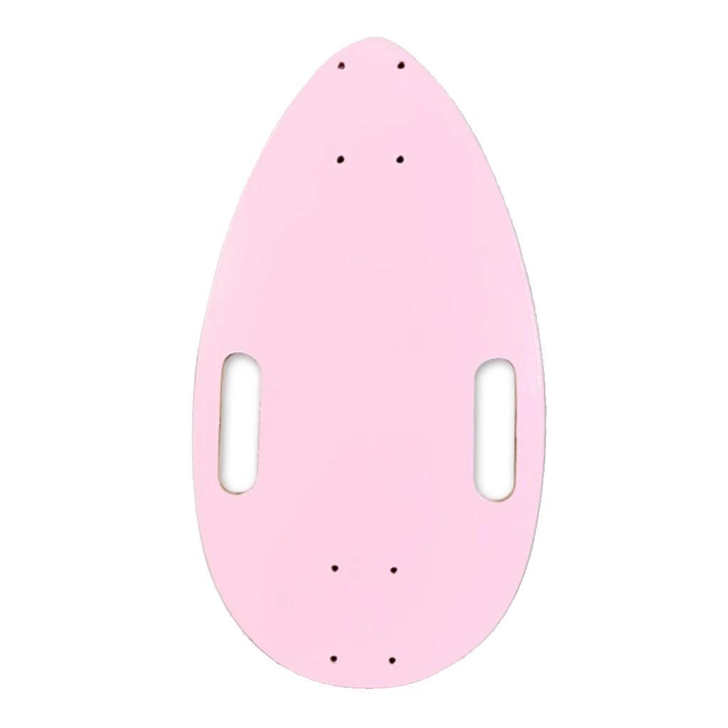 Pink Mini Skateboards Pro Blank Skate Deck DIY Parts for Kids Birthday Gifts- 44x25cm- 6 Colors Available - Цвет: Pink