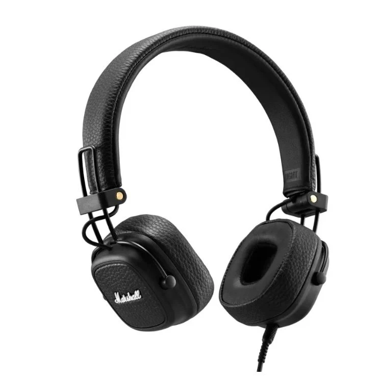 Гарнитура накладные Marshall Major III 1.2м черный проводные