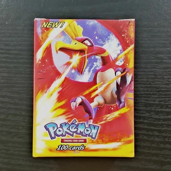 

TAKARA TOMY Pokemon Cards 100pcs Flash Cards Collections Battle Shining Card Board Game Children Toys Gifts 89 GX 11 Trainer
