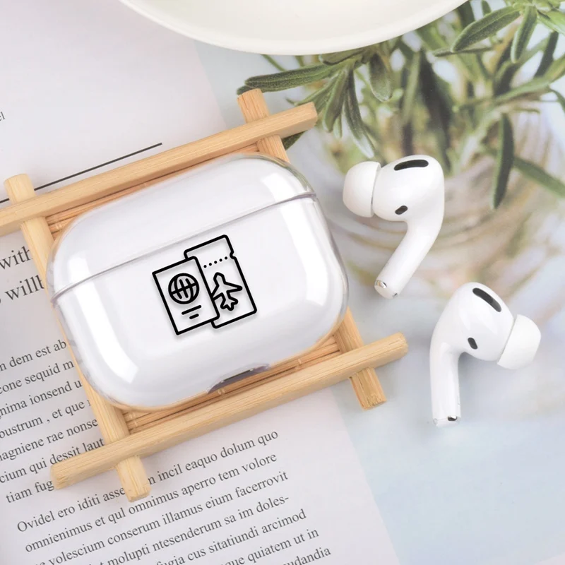 Чехол для AirPods Pro, Роскошный прозрачный чехол для наушников, чехол для Air pods Pro 3 Apple TWS, силиконовый защитный чехол Fundas
