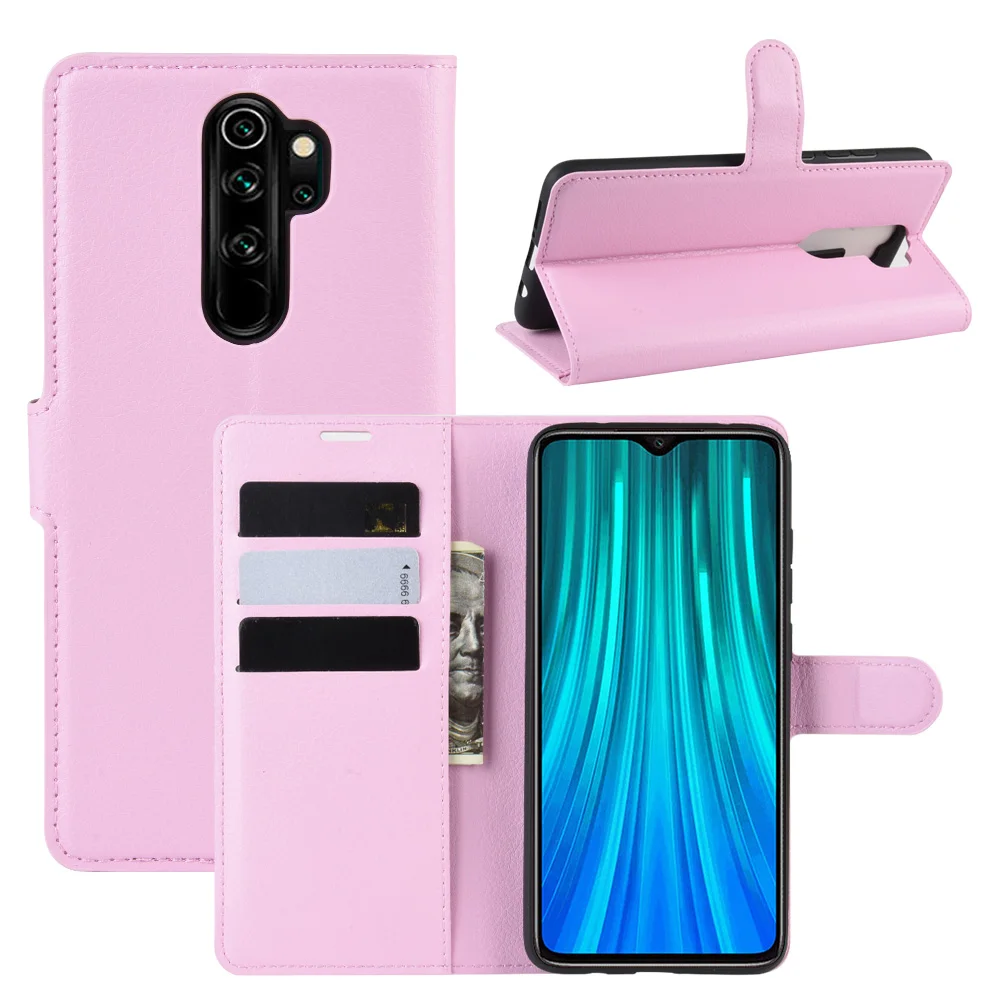 KONSMART чехол для телефона xiomi Redmi Note 8 Pro флип защитный кожаный чехол-книжка для Xiaomi Redmi Note 8 Pro задняя крышка