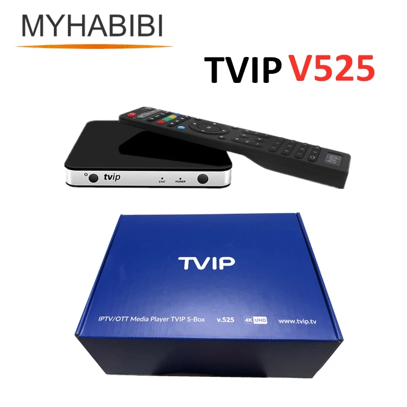Best Linux Tvip 525 Tv Box 4k Uhd 5g Wifi Iptv Ott S-box V.525 Media Player  Tvip525 Set Top Box - Set Top Box - AliExpress