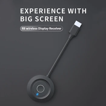 

Wireless HDMI Display Dongle Adapter 4K Ultra HD WiFi Streaming Media Player for iPad/IOS/Android/PC/Projector