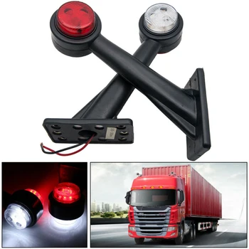 

2pc Side Marker Practical LED Bulb 20cm Car Light For Trailer Truck Signal