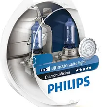 Лампа H3 12V- 55W(PK22s) Diamond Vision(2 шт) PHILIPS 12336DVS2