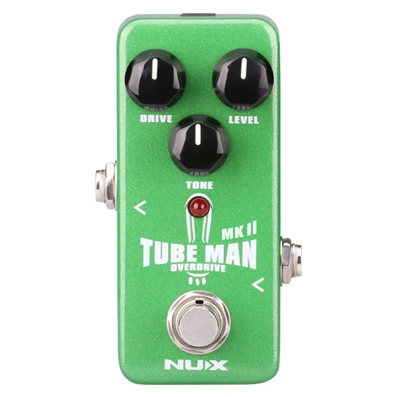NUX NOD-2 TUBE MAN MK II педаль для гитарного эффекта овердрайв полностью металлический