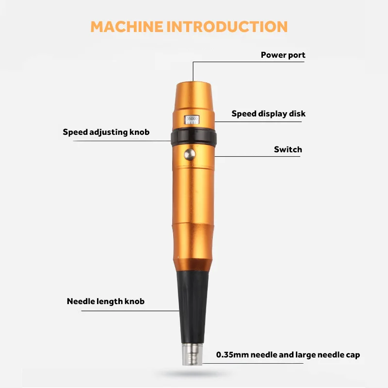 マイクロピグメントタトゥーマシン,アートメイク,眉毛,唇,スイス