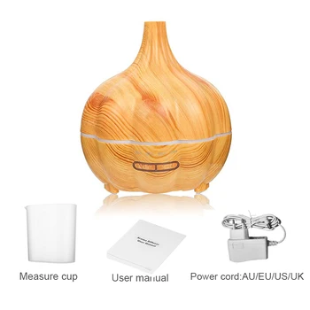 

Humidifier Electric Air Oil Diffuser Ultrasonic Humidifier With Led Lamp for Office Home Bedroom Living Room 400ml