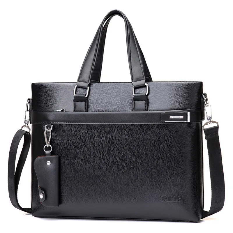 

2018 New Style Men's Bag Business Hand Computer Bag Men Crossbody Bag Horizontal Version Briefcase Key