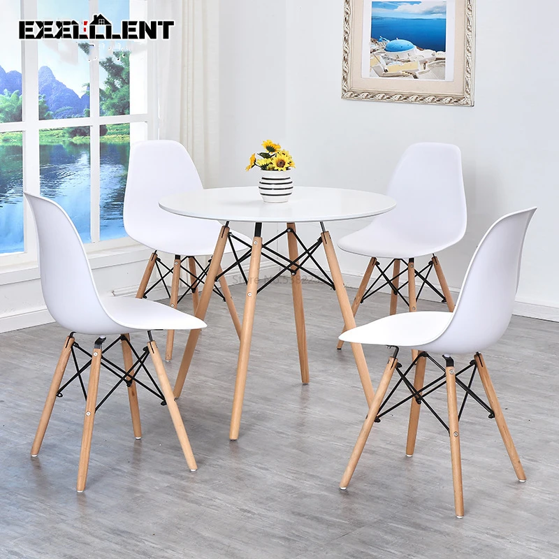 

Wood Chair Modern Concise Household Plastic Backrest Leisure Time Restaurant To Work In An Office Negotiate Tables And Chairs