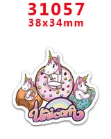 PR-31057 Принадлежности для рукоделия с изображением героев мультфильмов плоские с обратной стороны плоские смолы 30 штук. PR-30785-31199 - Цвет: PR-31057
