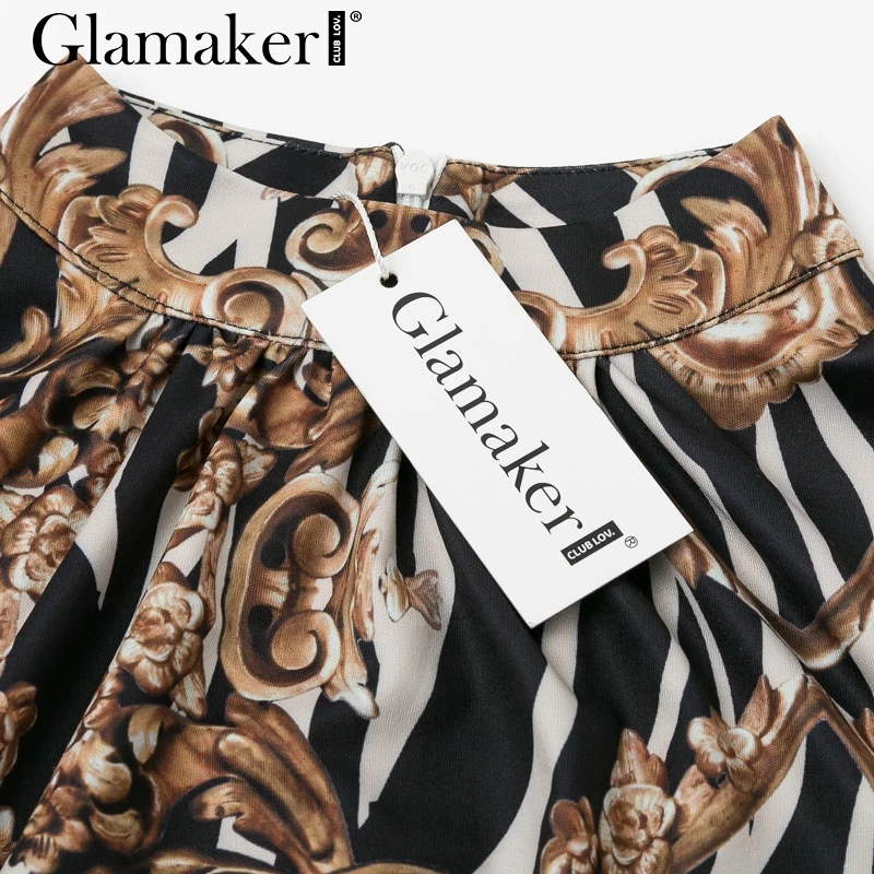 Glamaker трикотажное сексуальное платье с принтом пейсли женское осеннее облегающее платье миди с длинным рукавом зимнее женское элегантное вечернее платье vestidos