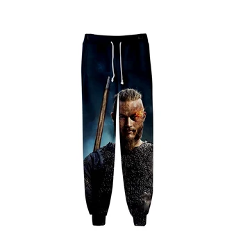 

Vikings Historical action film t shirt long-sleeved Korean cartoon print cute long-sleeved shirt men's T-shirt lovers