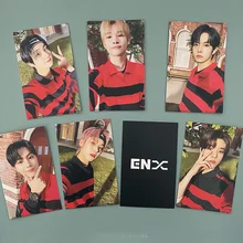 

7pcs/set Kpop ENHYPEN Photocards Fans Collection Cards Postcard EN HD Print High Quality Lomo Cards