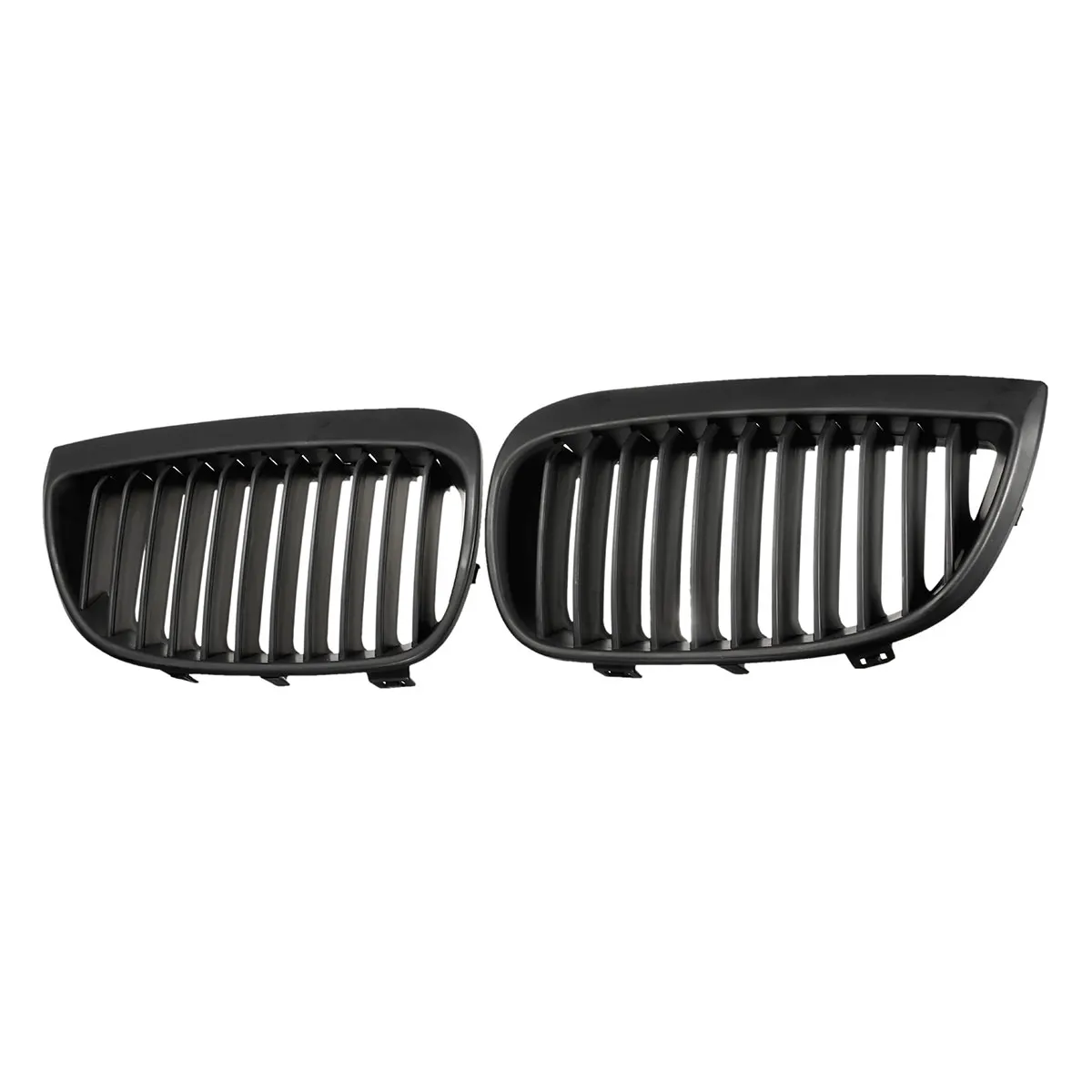 Пара передних спортивных решеток для гриля почек BMW E87/E81 1 серия 2004 2007 матовый