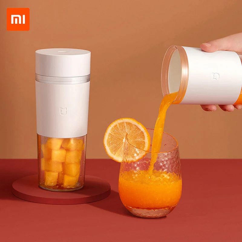 Original XIAOMI MIJIA Portable Juicer USB Mini Electric Stainless Steel Fruit Juicer Extractor Blender Juice Maker