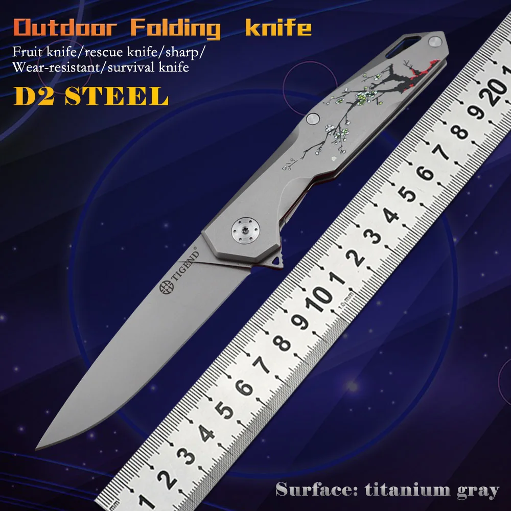 D2 steel1047 складной нож для кемпинга охоты боевые ножи выживания альпинизма рыбалки