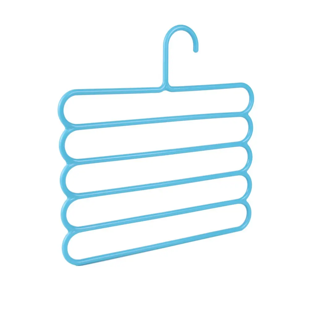 Multifunction Plastic Clothes Hanger Anti-slip Underwear Dress Pants Hanger Coat Holder Rack Home Organizer