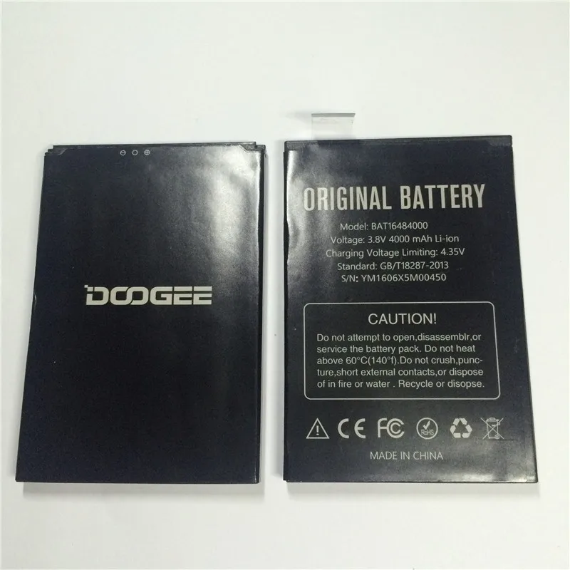 Дата производства 2021 года для аккумулятора DOOGEE X5 max 4000 мАч длительное время
