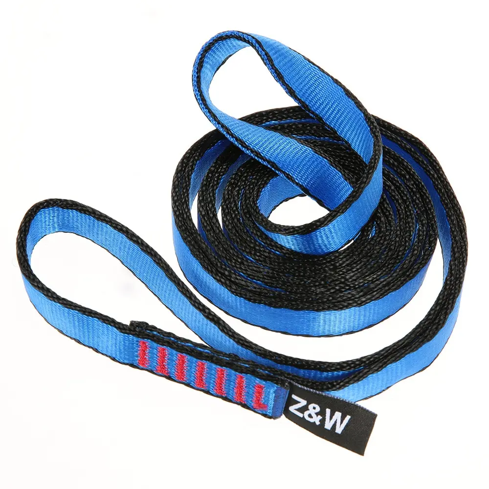 

Climbing Tool 23KN 16mm 120cm/3.9ft Rope Runner Webbing Flat Strap Belt for Mountaineering Rock Climbing Caving Rappelling Tool
