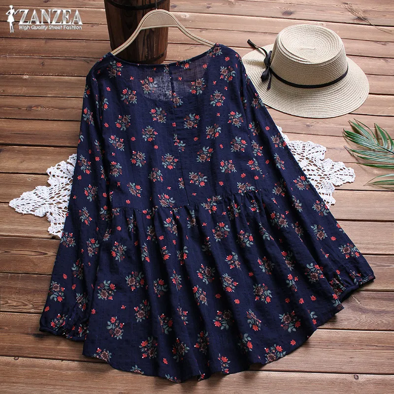 Женская винтажная блузка с длинным рукавом v образным вырезом и мультяшным