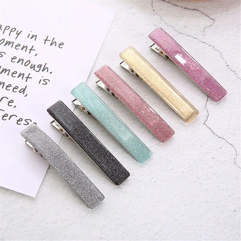 

1PC Fashion Korean Style Bling Hairpin Acetate Hair Clip For Women Girls Barrettes Hair Accessories Gifts New